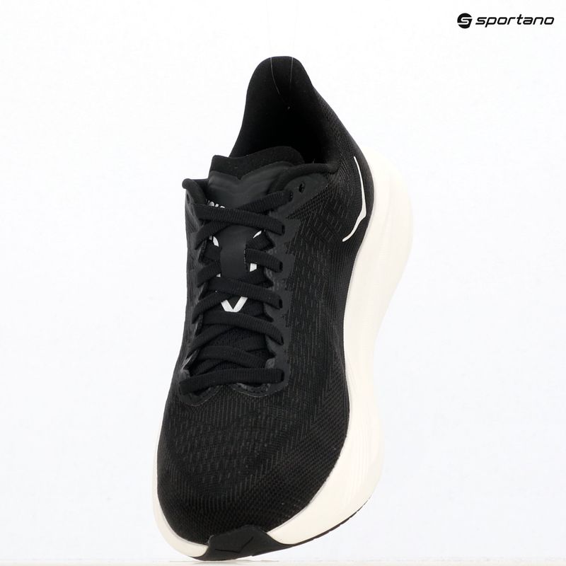Women's running shoes HOKA Mach 7 black/white 18