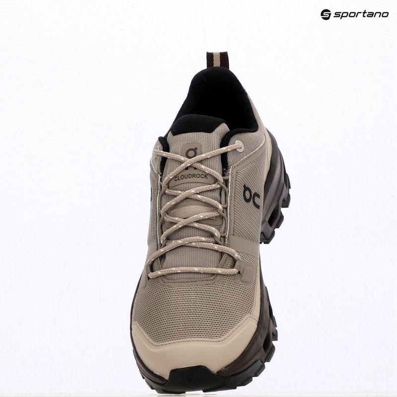 Women's shoes On Cloudrock Low Waterproof cinder/ox 9