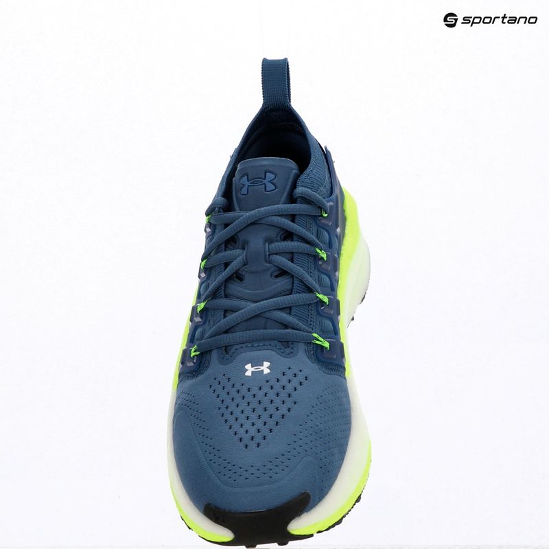 Men's training shoes Under Armour Phantom X ultimate wham blue/hyper green/white 9