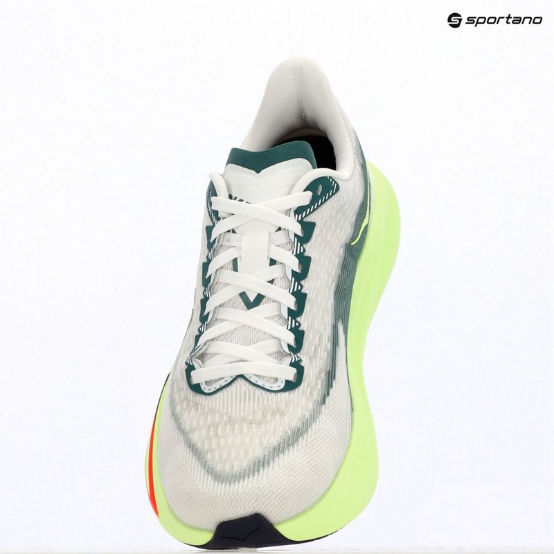 Women's running shoes HOKA Mach 7 frost/neon yuzu 9