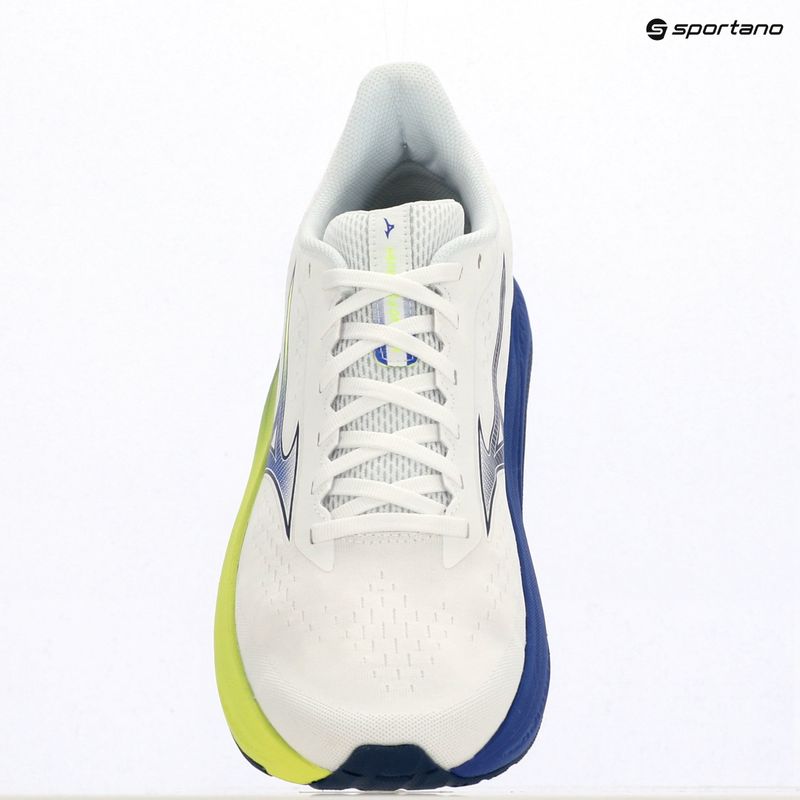 Men's running shoes Mizuno Fortrush white/estate blue/lightning yellow 4