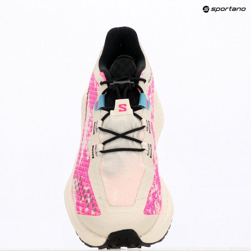 Women's running shoes Salomon Aero Glide 4 GRVL vanilla ice/knockout pink/black 5