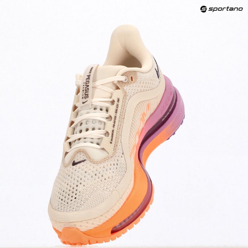 Women's running shoes Nike Pegasus Premium chalk/orange pulse/light magenta/tattoo 7