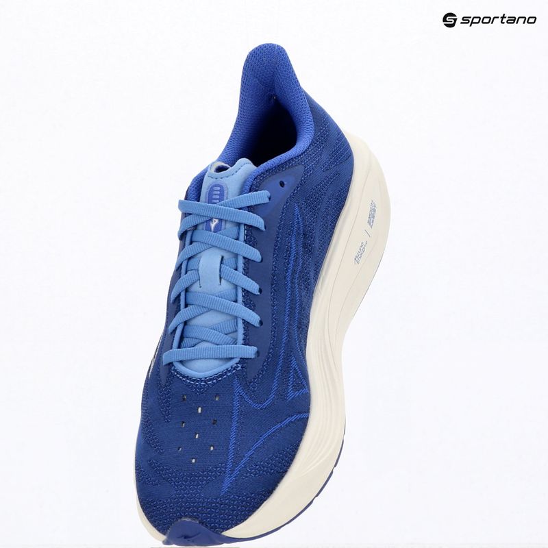 Women's running shoes Mizuno Neo Cosmo dazzling blue/white/lightning yellow 4
