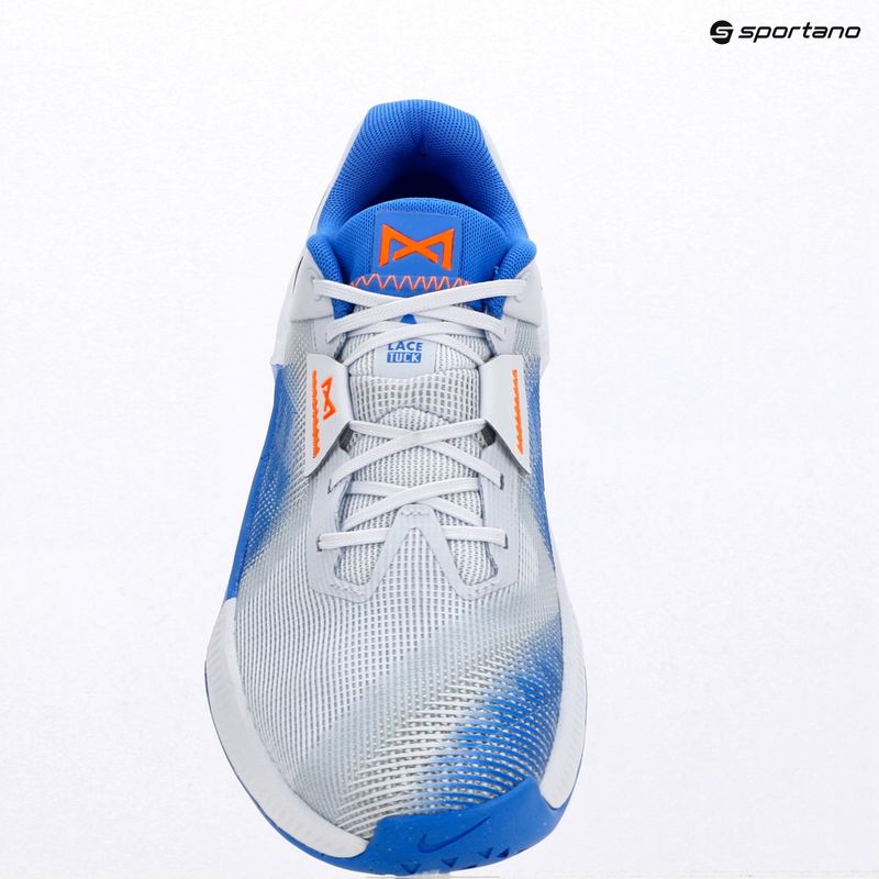 Men's training shoes Nike Metcon 10 football grey/blue crystal/midnight navy 10
