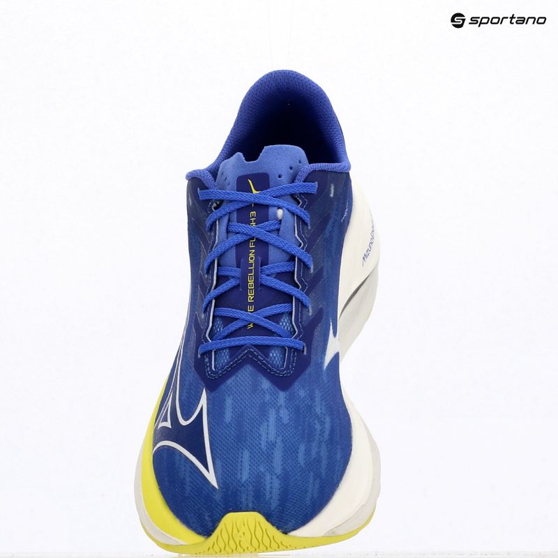Men's running shoes Mizuno Wave Rebellion Flash 3 dazzling blue/surf the web/fortune yellow 4