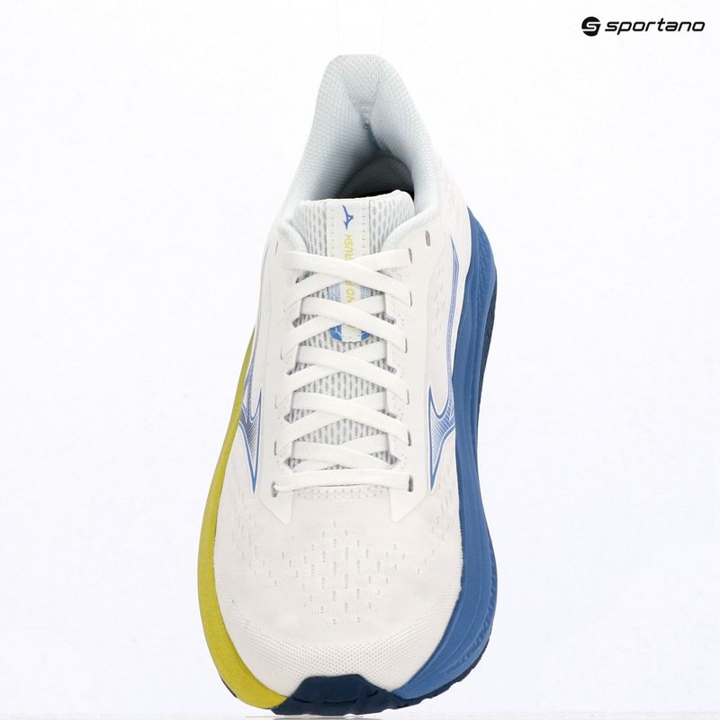 Women's running shoes Mizuno Fortrush white/ultramarine/fortune yellow 4