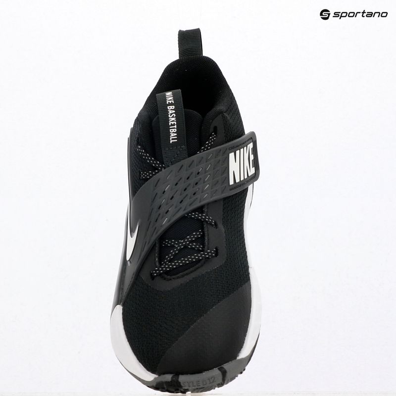 Nike Team Hustle D 12 shoes black/anthracite/white 9