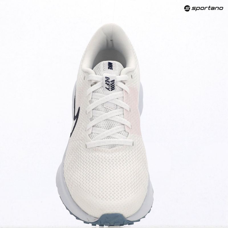 Women's running shoes Nike Run Defy white/football grey/work blue/blue void 6