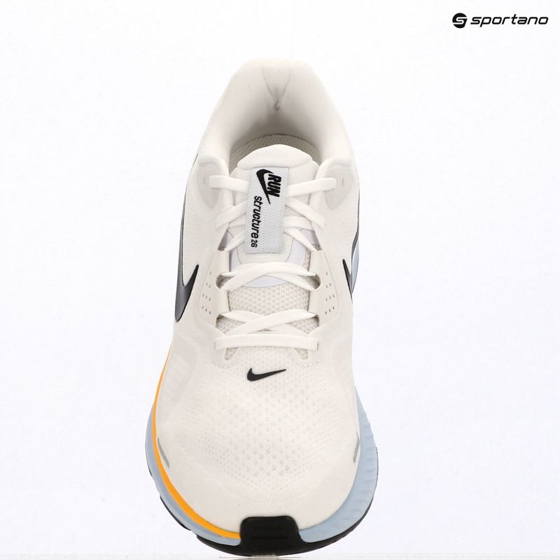 Men's running shoes Nike Structure 26 white/hydrogen blue/total orange/black 7