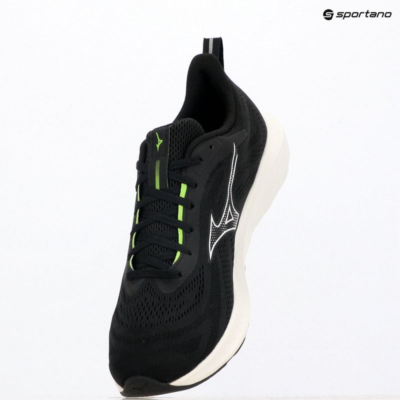 Running shoes Mizuno Enerzy Runnerz 2 black/glowing apple/gf white 3