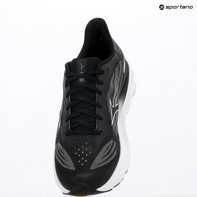 Men's running shoes Mizuno Wave Skyrise 7 black/white/iron gate 7