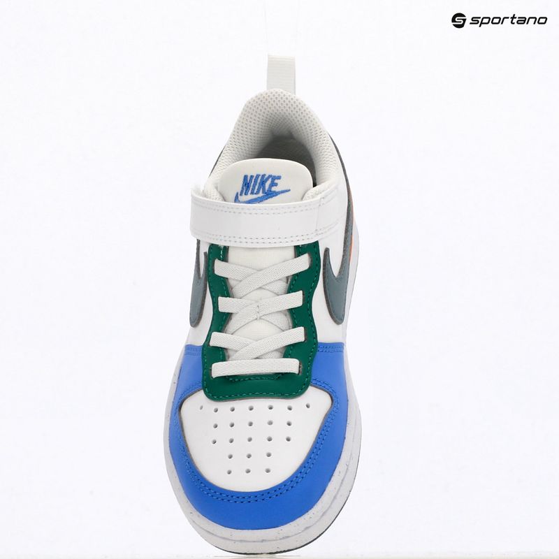 Children's shoes Nike Court Borough Low Recraft white/malachite/mineral slate 6