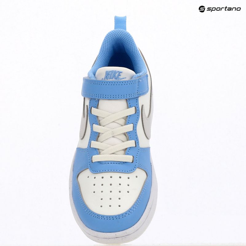 Children's shoes Nike Court Borough Low Recraft summit white/cobalt pulse/vast grey 6