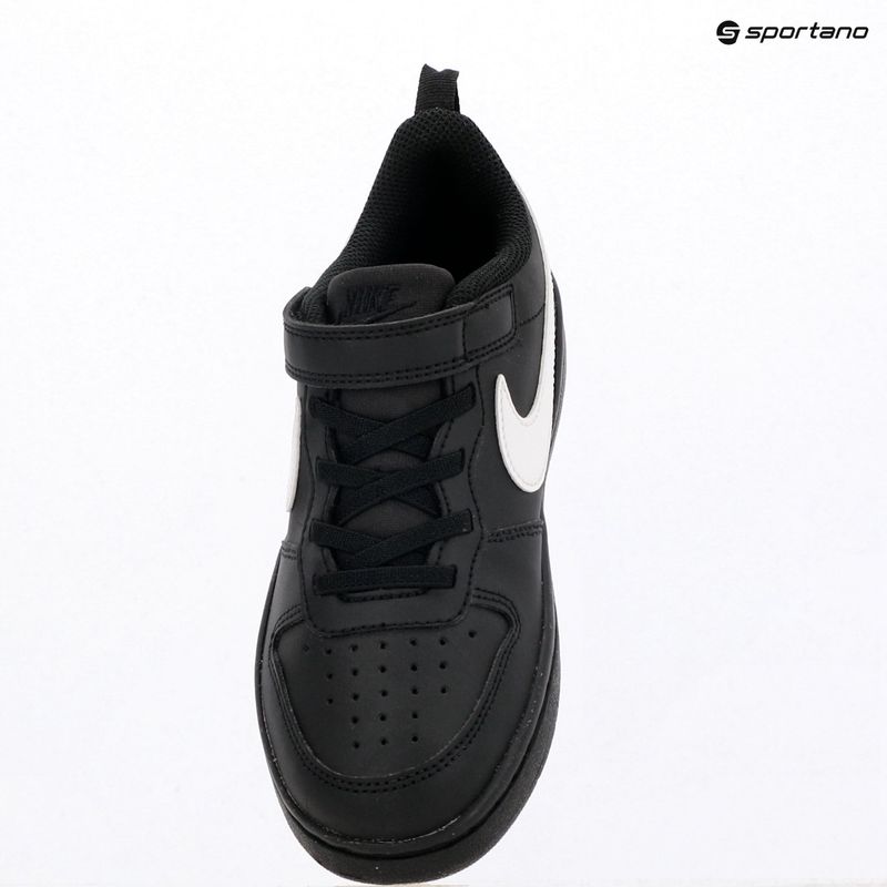 Children's shoes Nike Court Borough Low Recraft black/black/white 6