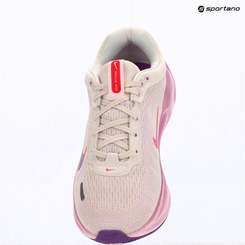 Running shoes Nike Stellar Ride chalk/pink foam/bright violet 6