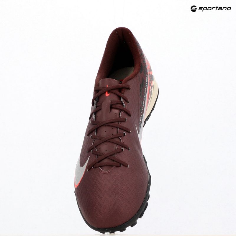 Men's football boots Nike United Mercurial Vapor 16 Academy TF burgundy crush/metallic silver 6