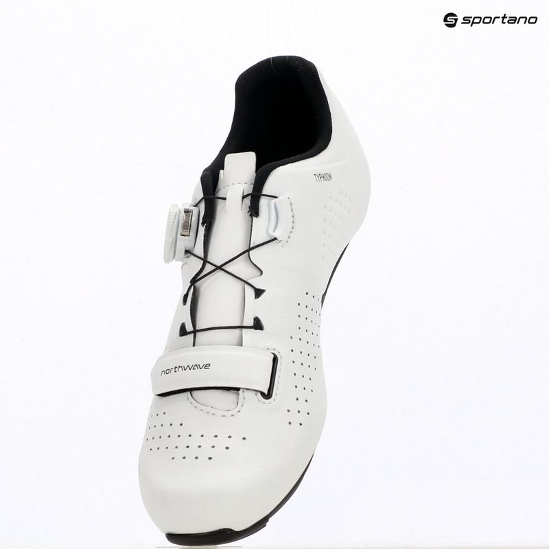Men's road shoes Northwave Typhoon white 5