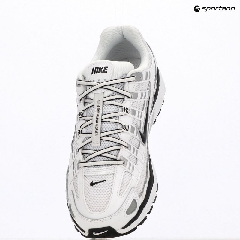Men's shoes Nike P-6000 white/metallic silver/black/black 6