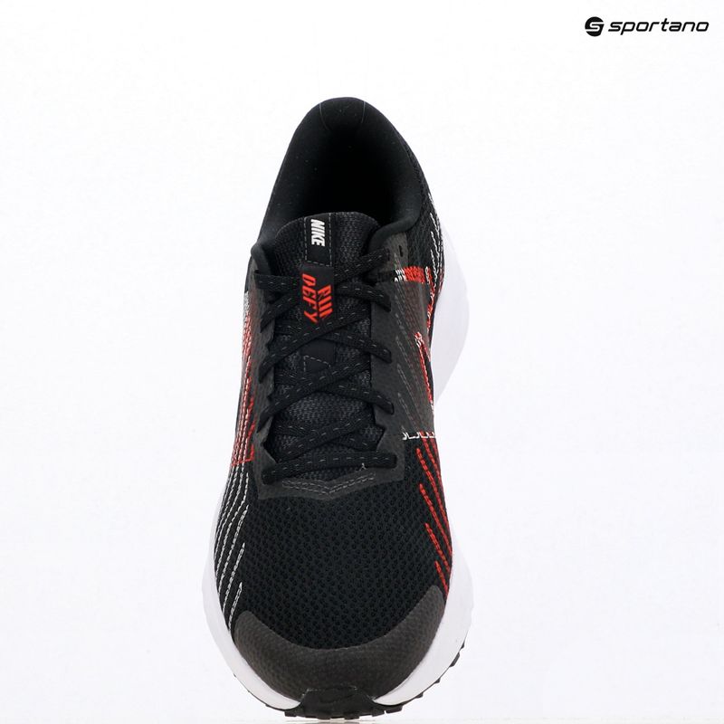 Men's running shoes Nike Run Defy black/university red/white/cool grey 6