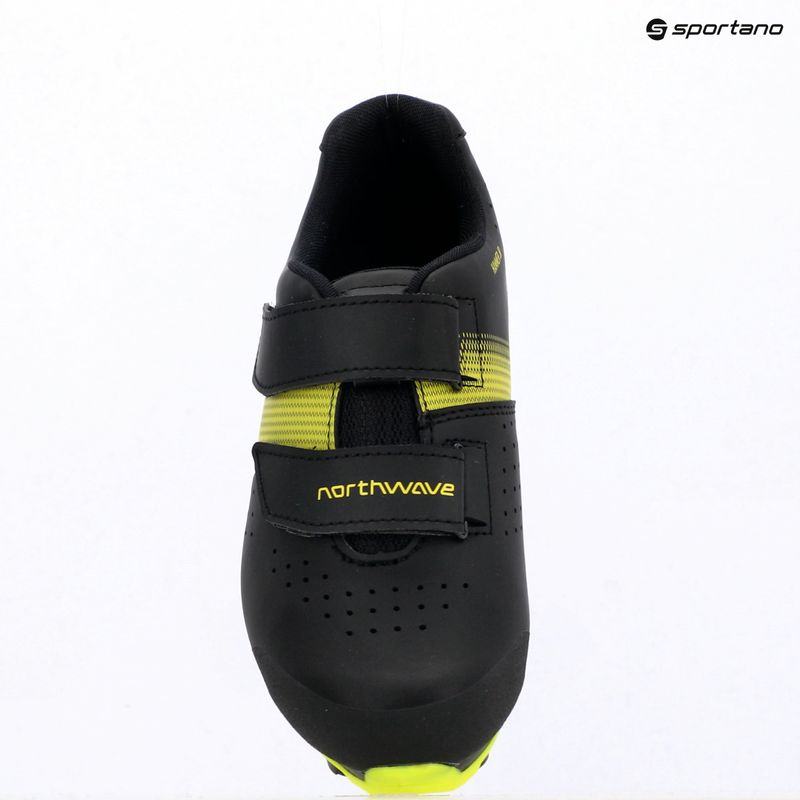 Children's cycling shoes MTB Northwave Hammer Junior black/yellow fluo 5