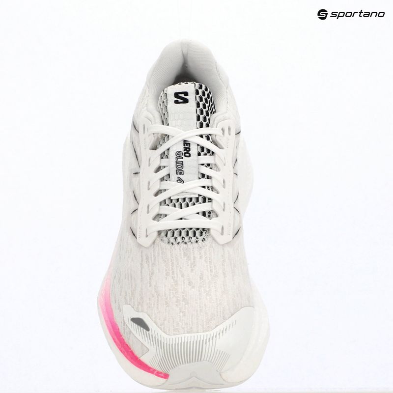 Women's running shoes Salomon Aero Glide 4 white/white/black 6