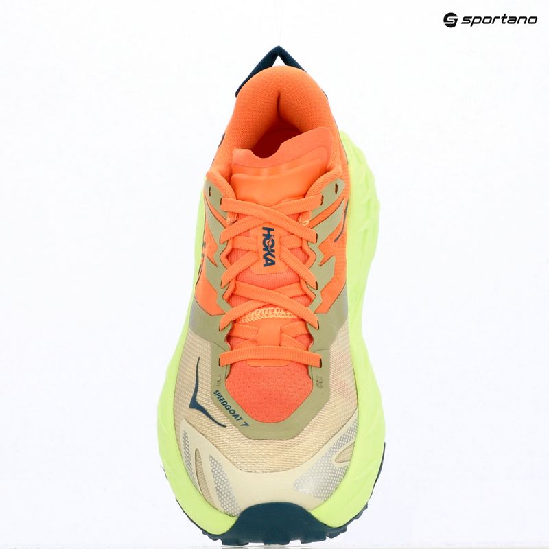 Women's running shoes HOKA Speedgoat 7 persimmon/neon yuzu 18