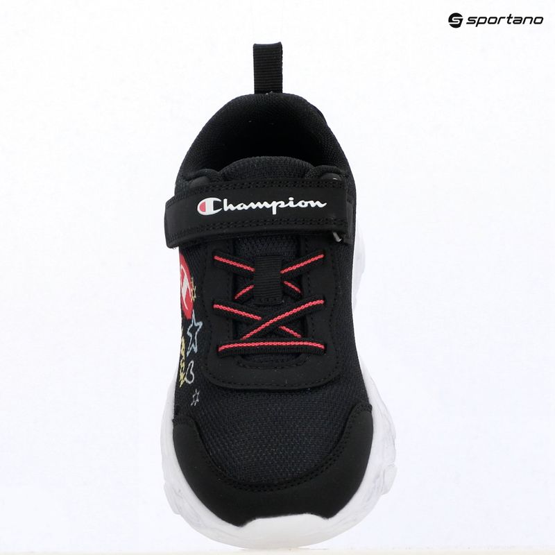 Children's shoes Champion Funfair Print G PS Low Cut new black/fluorescent pink/imperial light blue 10