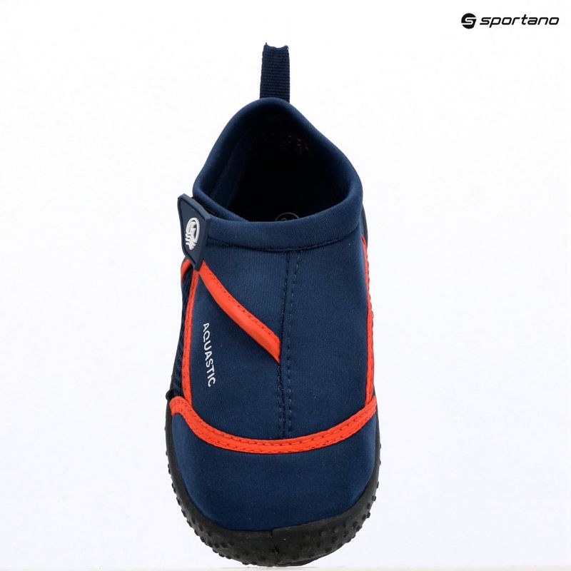Children's water shoes AQUASTIC Nino navy blue/red 13