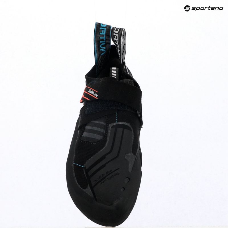 Women's climbing shoes La Sportiva Skwama Lite black/malibu blue 5