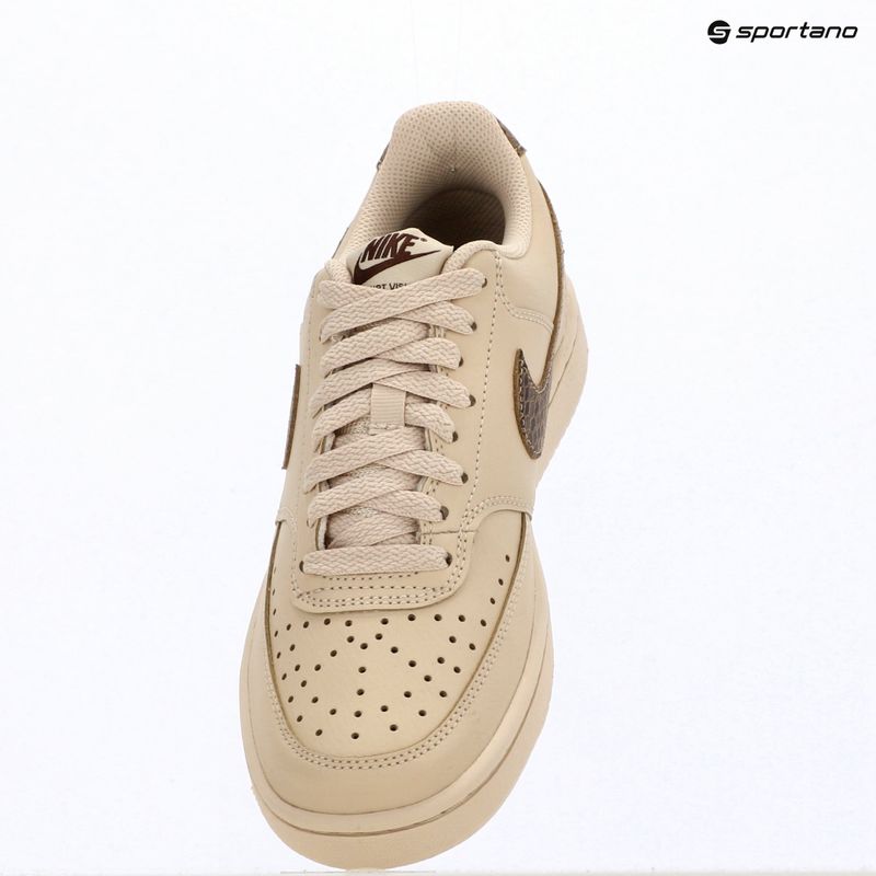 Women's shoes Nike Court Vision Low Premium sanddrift/black/british khaki 14