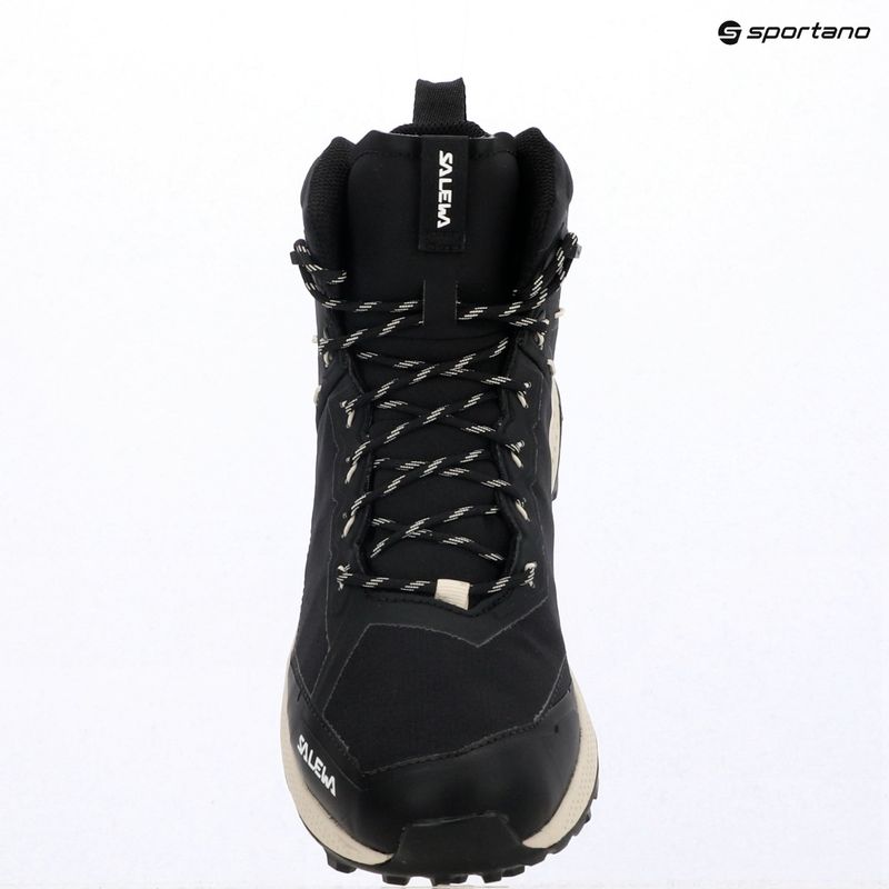 Men's trekking boots Salewa Pedroc Light Mid PTX black/oatmeal 9