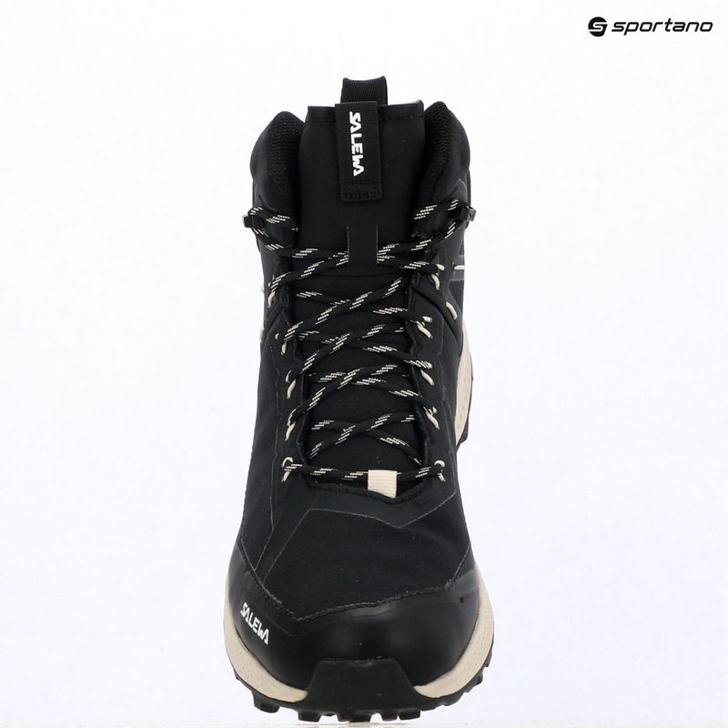 Women's trekking boots Salewa Pedroc Light Mid PTX black/oatmeal 9