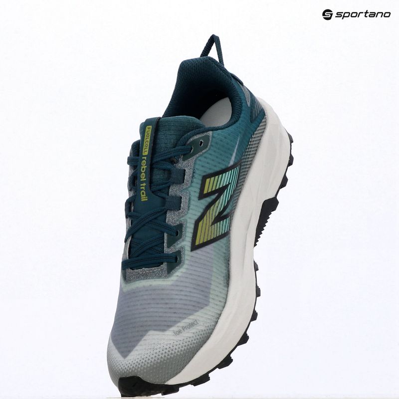 Men's running shoes New Balance Rebel Trail V1 medusa green/shadow grey 9