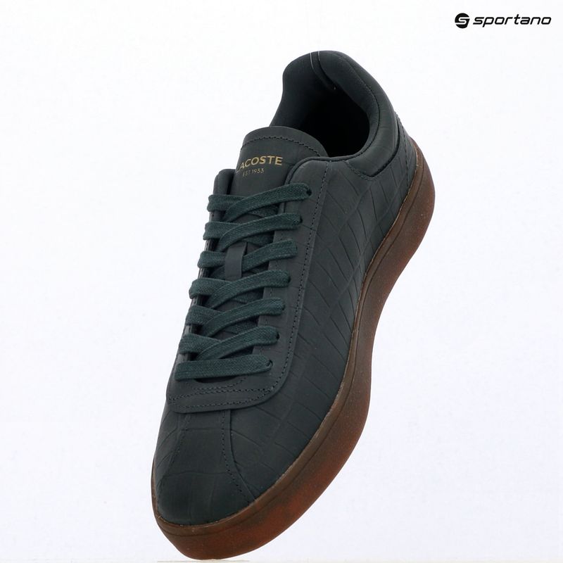 Men's shoes Lacoste Baseshot dark green/gum 9