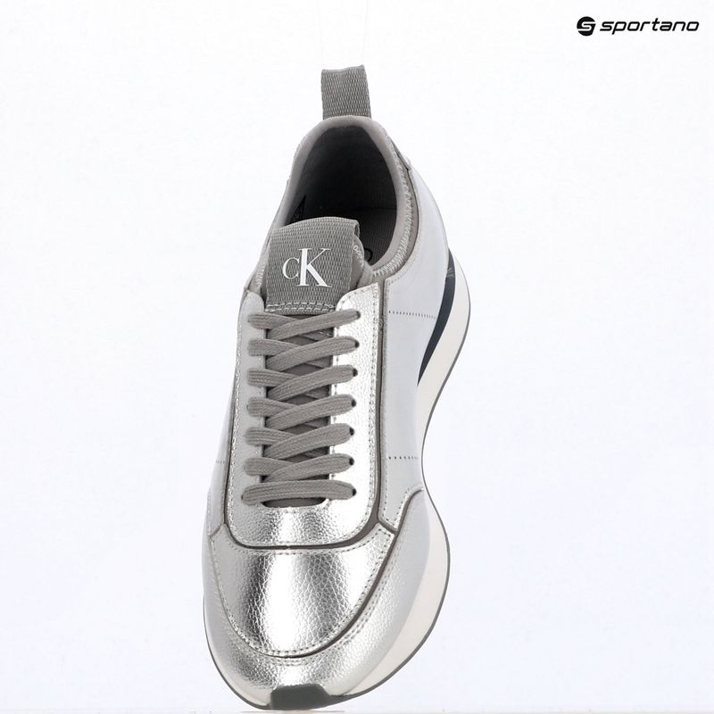 Women's shoes Calvin Klein HW0HW03287 Retro Runner Metallic silver 9