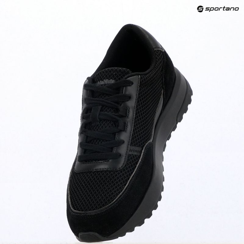 Men's shoes Calvin Klein HM0HM02215 City Runner Laceup Nylon Recycled Suede triple black 9