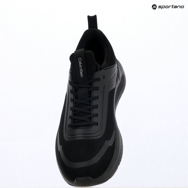 Men's shoes Calvin Klein HM0HM02164 Light Eva Run Lace Sock triple black 9