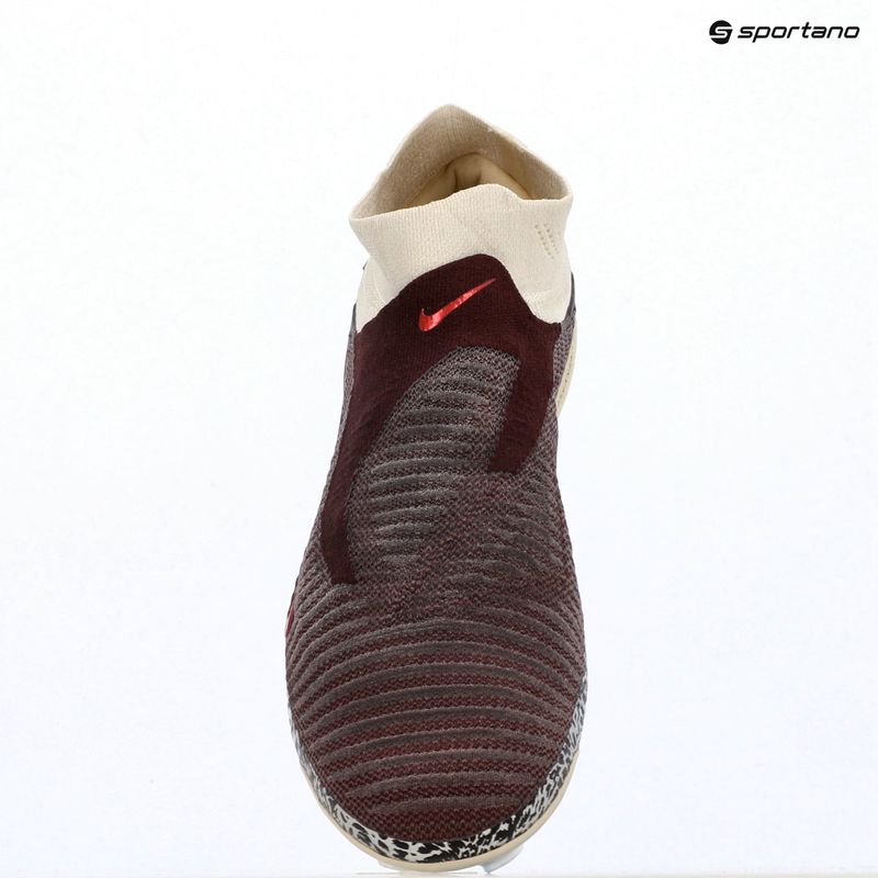 Men's football boots Nike United Phantom 6 High Elite FG burgundy crush/fossil/university red 13