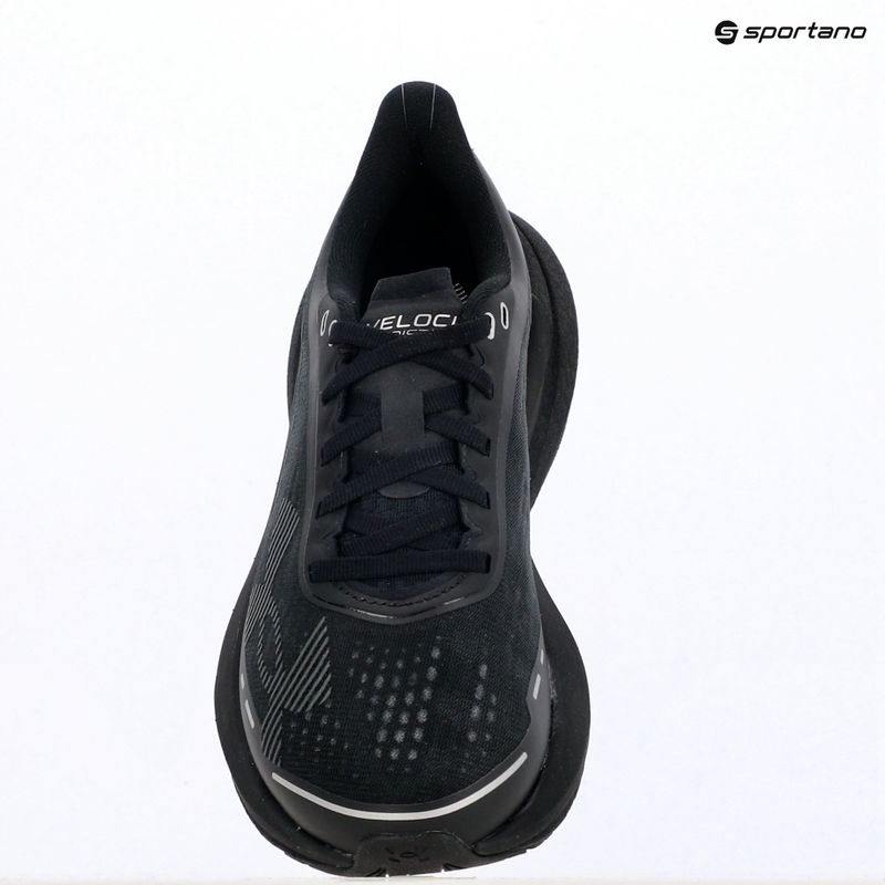 Women's running shoes Under Armour Velociti Distance black/black/metallic silver 9