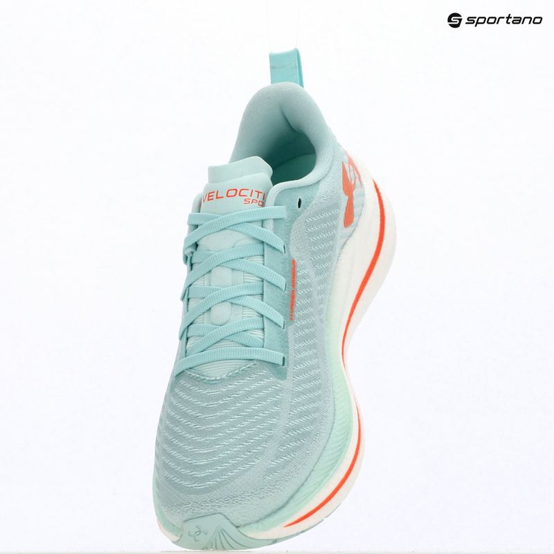 Women's running shoes Under Armour Velociti SPD refresh mint/castlerock 9