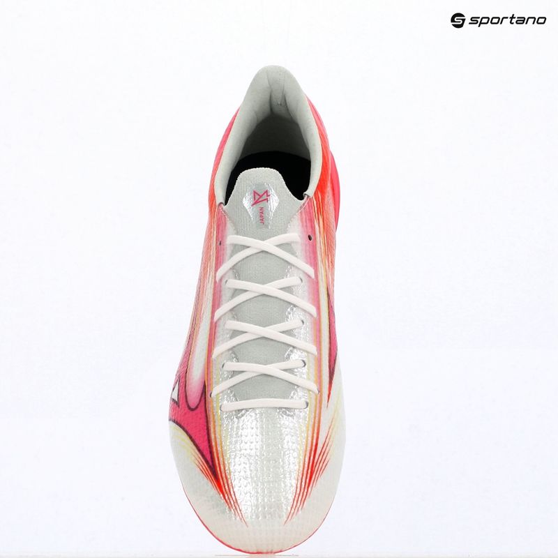 Football boots Mizuno Alpha III Japan FG white/fuchsia purple 11