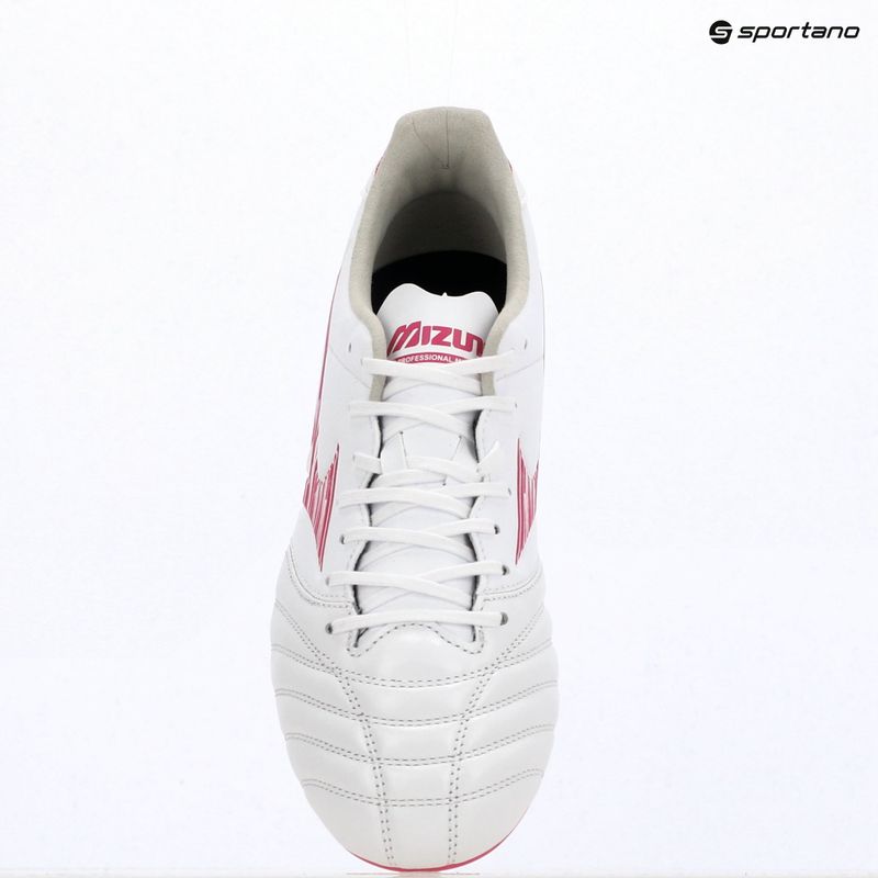 Football boots Mizuno Morelia Neo IV Pro AG white/fuchsia purple/fuchsia purple 12