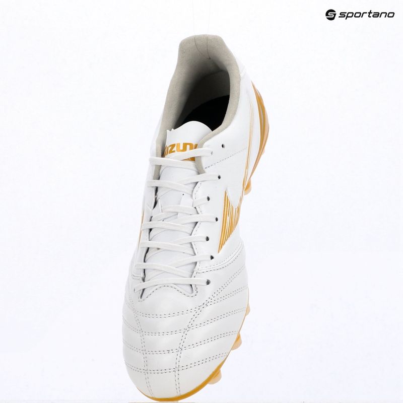 Football boots Mizuno Morelia Neo IV Pro FG white/mp gold/cool gray 3c 12