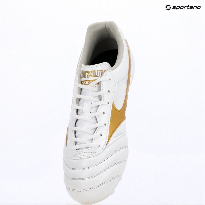 Football boots Mizuno Morelia II Pro FG white/football gold/galaxy silver 12