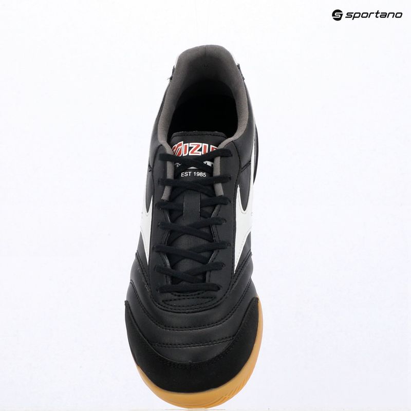 Football boots Mizuno Morelia Sala Pro IN black/white/chinese red 15