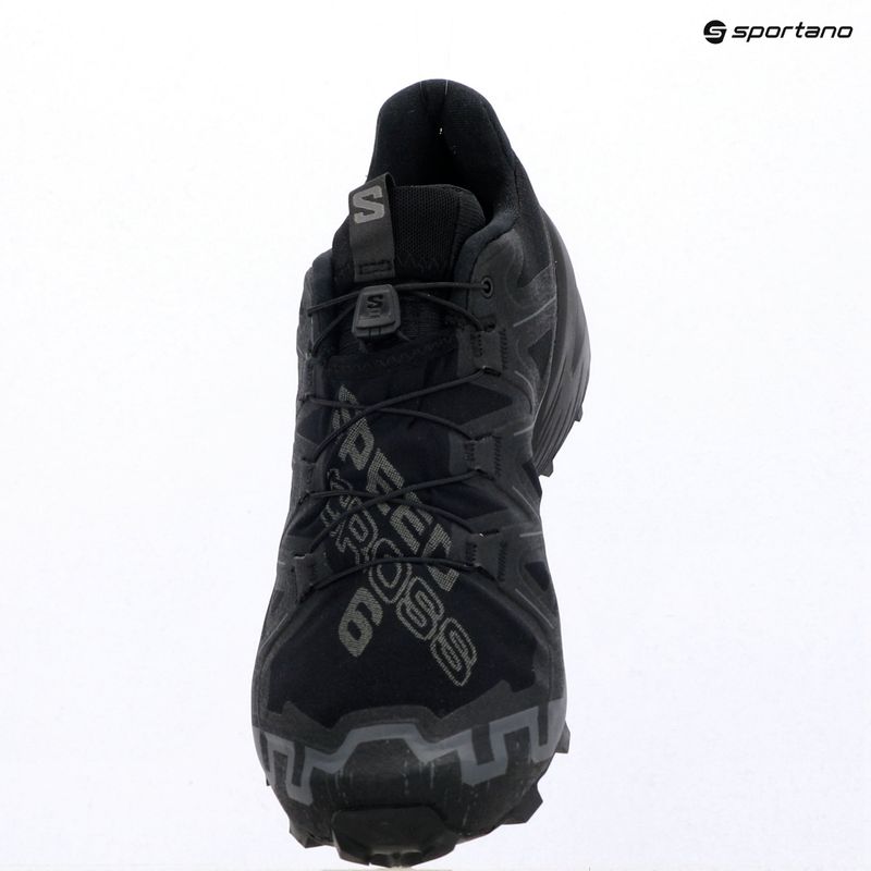 Men's running shoes Salomon Speedcross 6 black/black/phantom 12