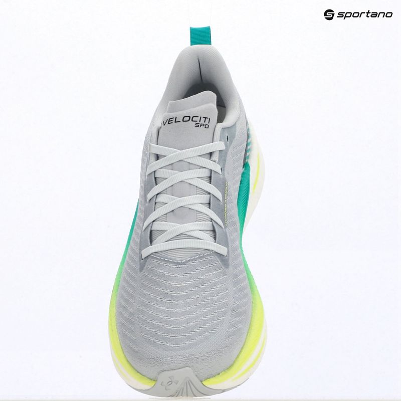 Men's running shoes Under Armour Velociti SPD halo gray/green mode/black 9
