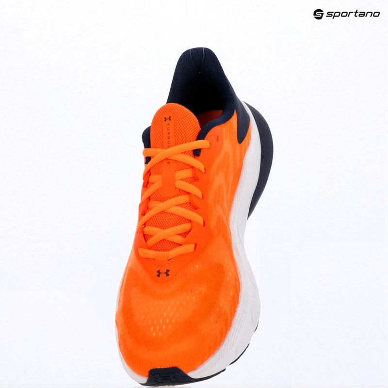 Men's running shoes Under Armour Turbulance 3 solar orange/midnight navy/solar orange 9