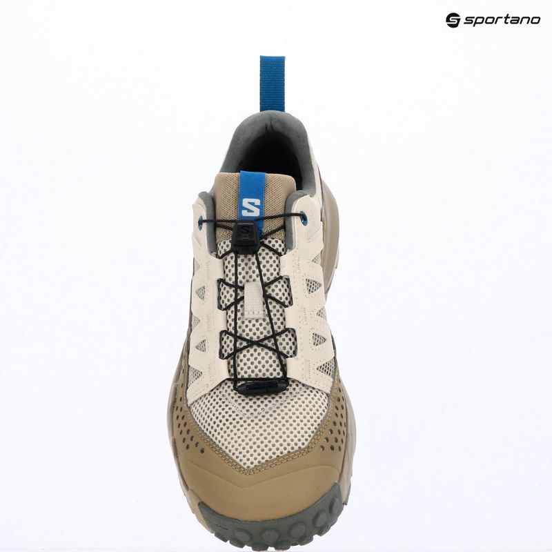 Men's hiking boots Salomon Techamphibian 5 rainy day/desert tan/mykonos blue 20